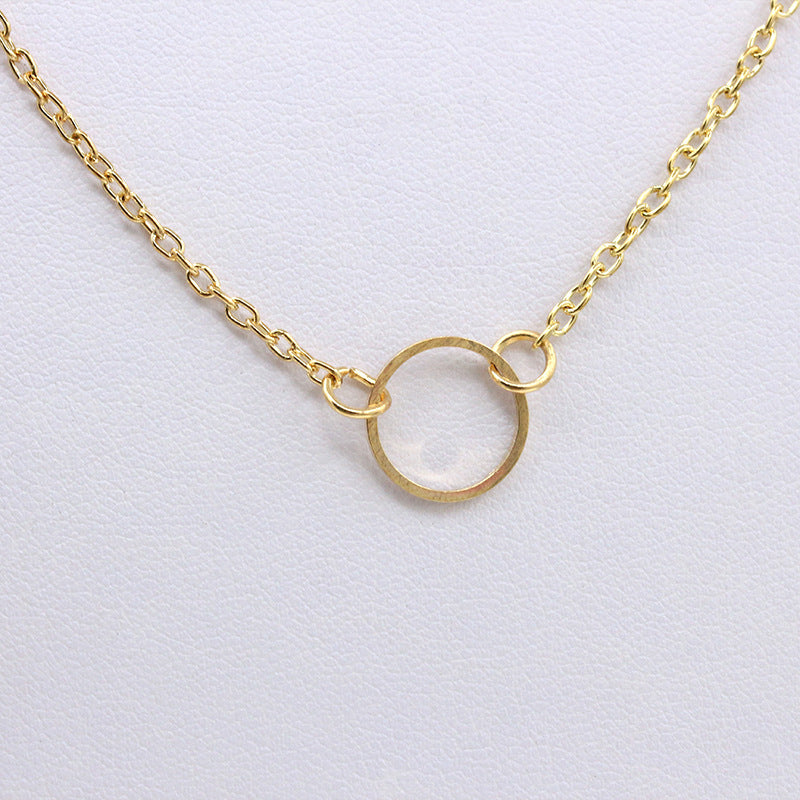 Street Geometric Patchwork Necklaces