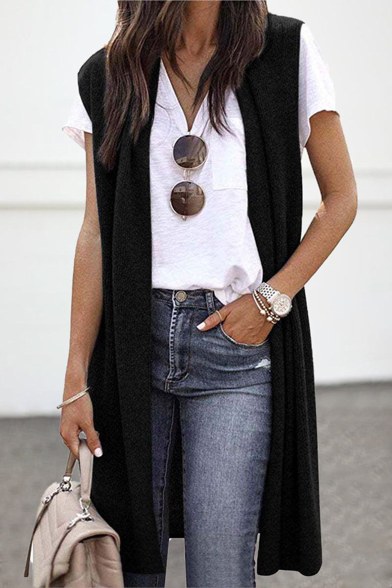 Street Cardigan Collar Tops