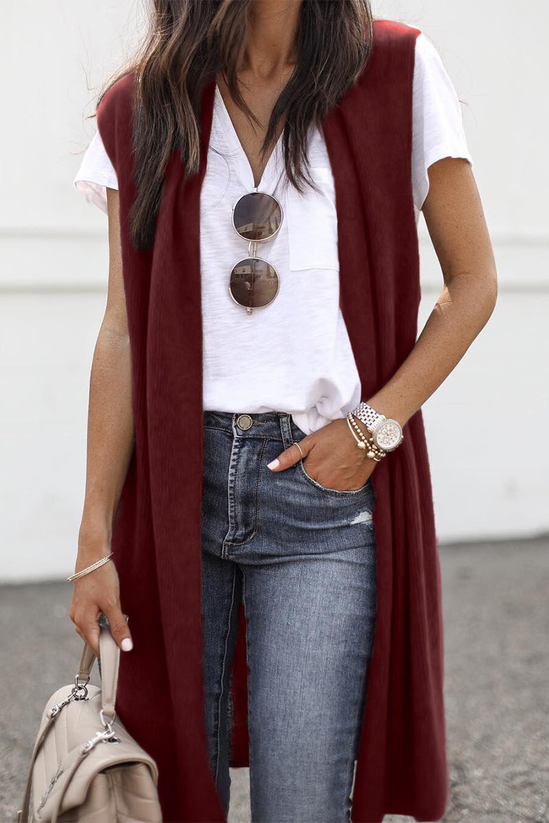 Street Cardigan Collar Tops