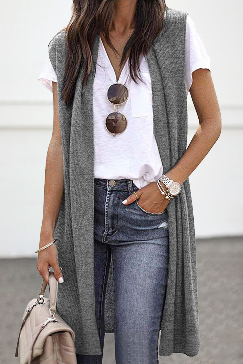 Street Cardigan Collar Tops