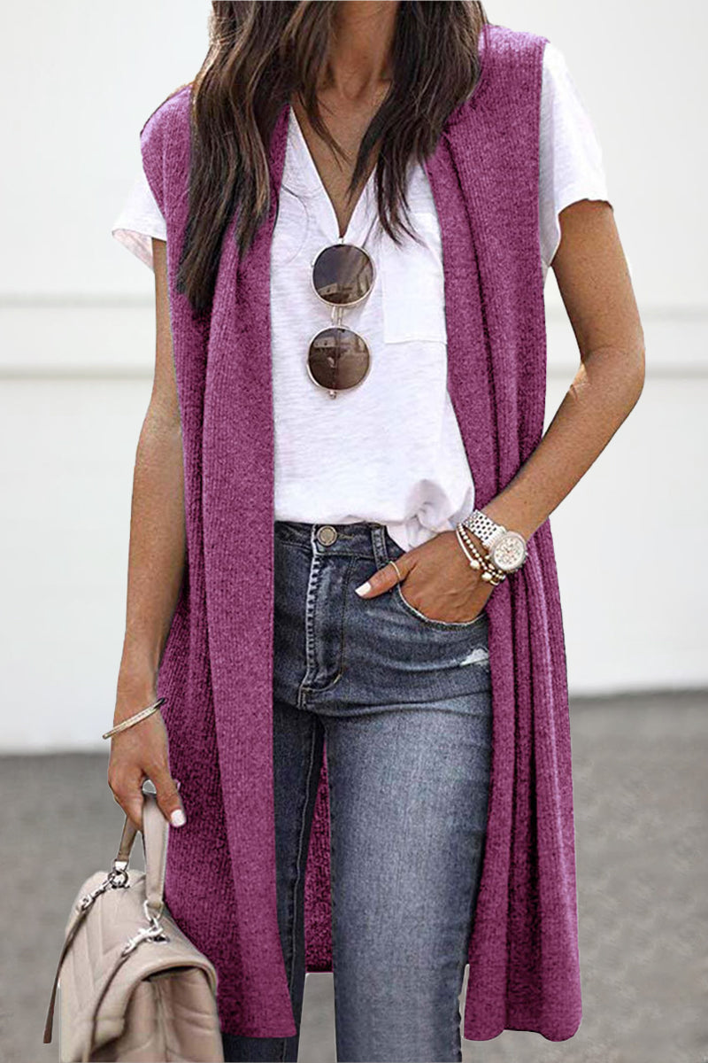 Street Cardigan Collar Tops
