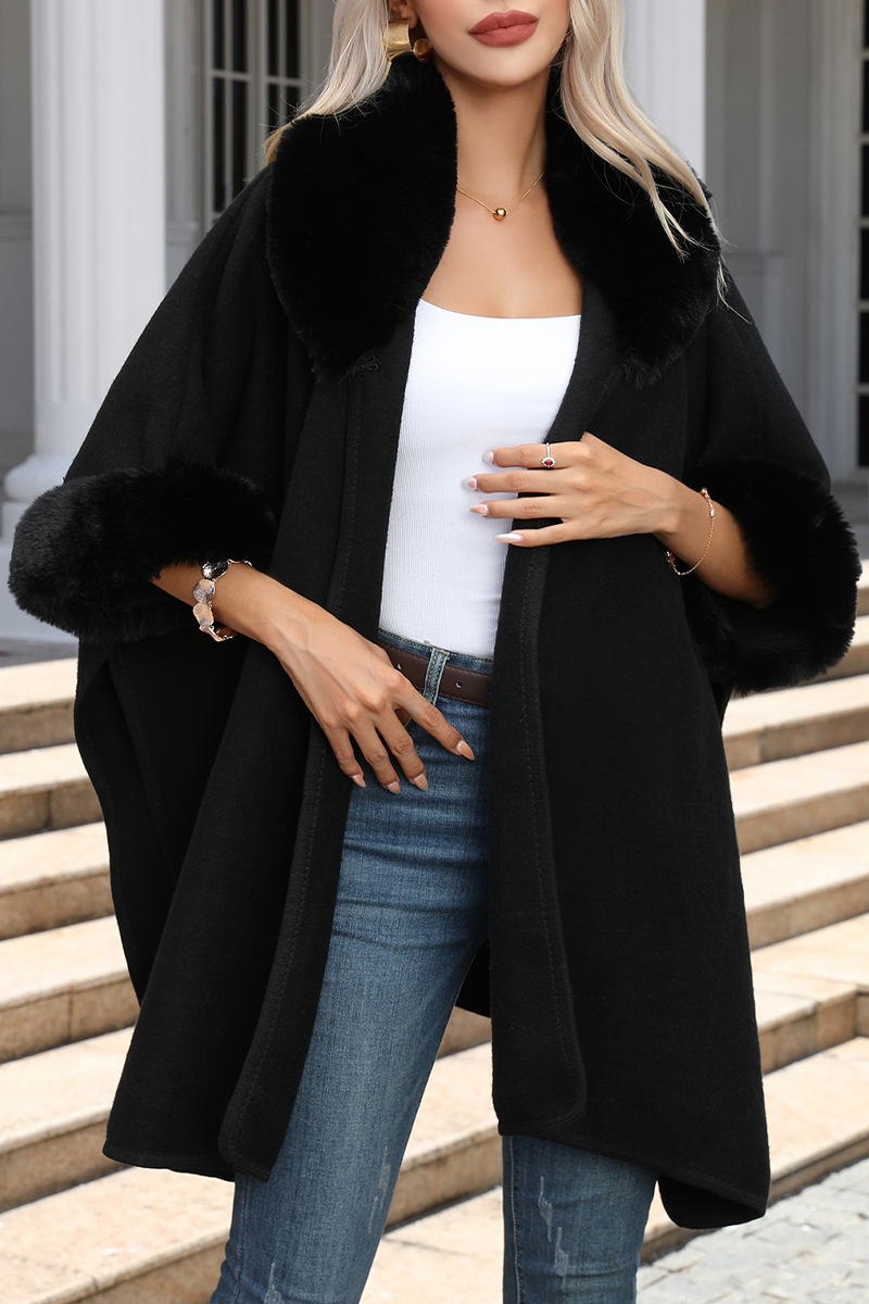 Simplicity Slit Cardigan Collar Outerwear