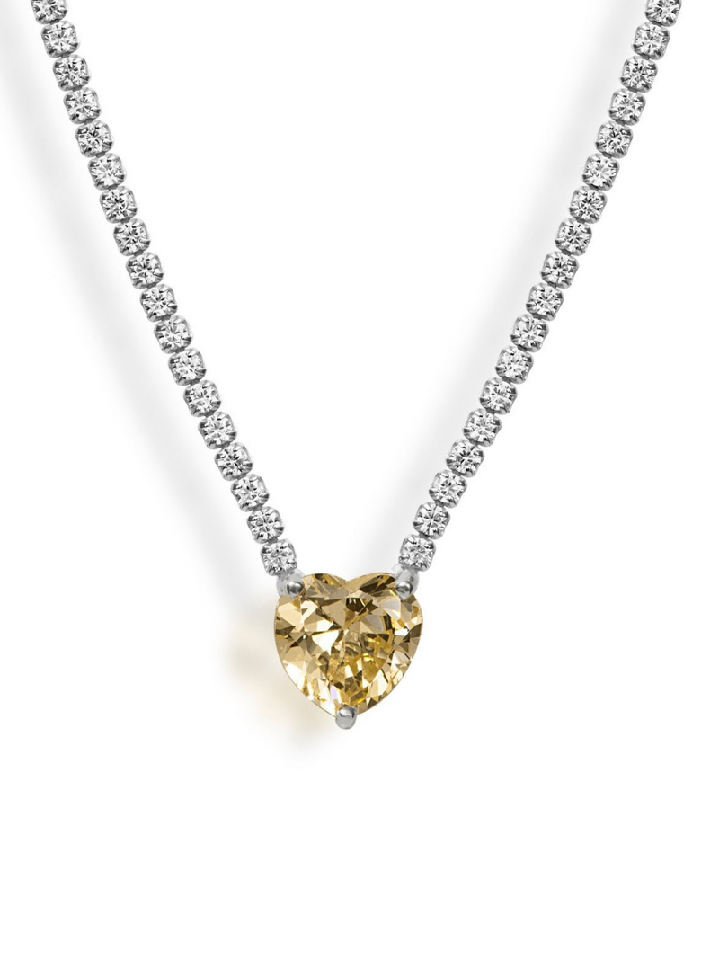 Tennis Chain Pendant Necklace