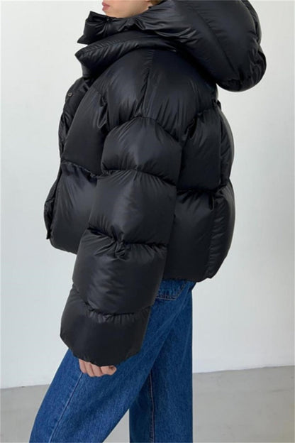 Cardigan Hooded Collar Outerwear(4 Colors)