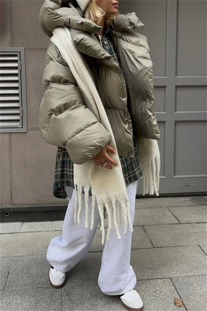 Cardigan Hooded Collar Outerwear(4 Colors)