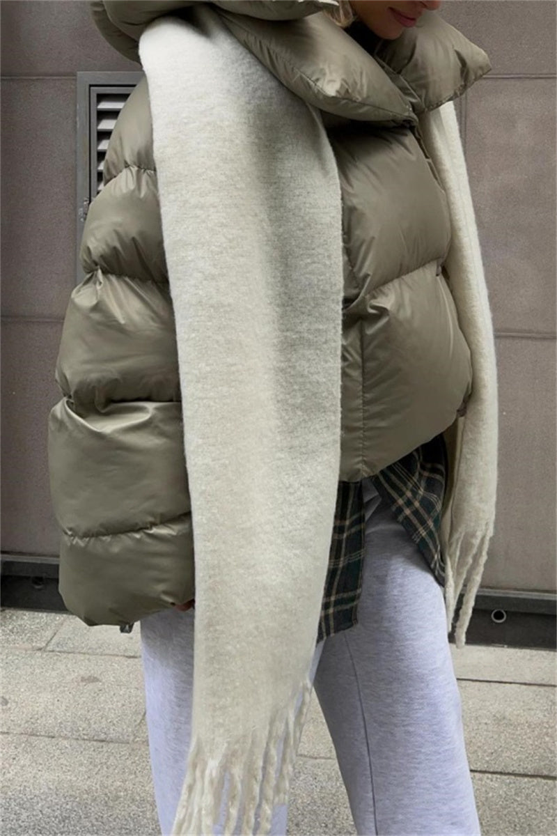 Cardigan Hooded Collar Outerwear(4 Colors)