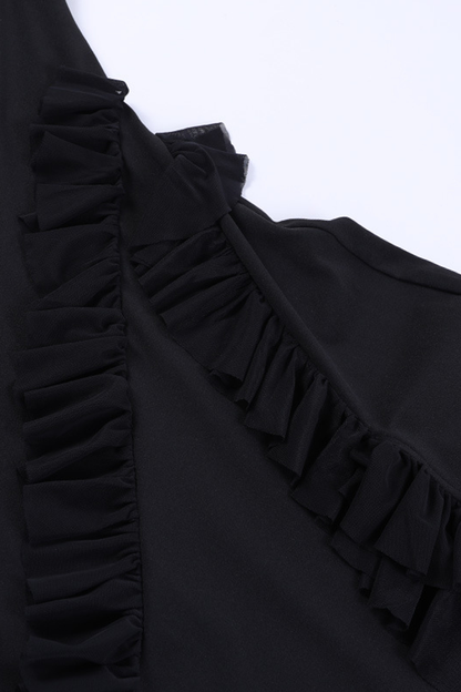 Patchwork Backless Slit Spaghetti Strap Long Dresses(3 Colors)