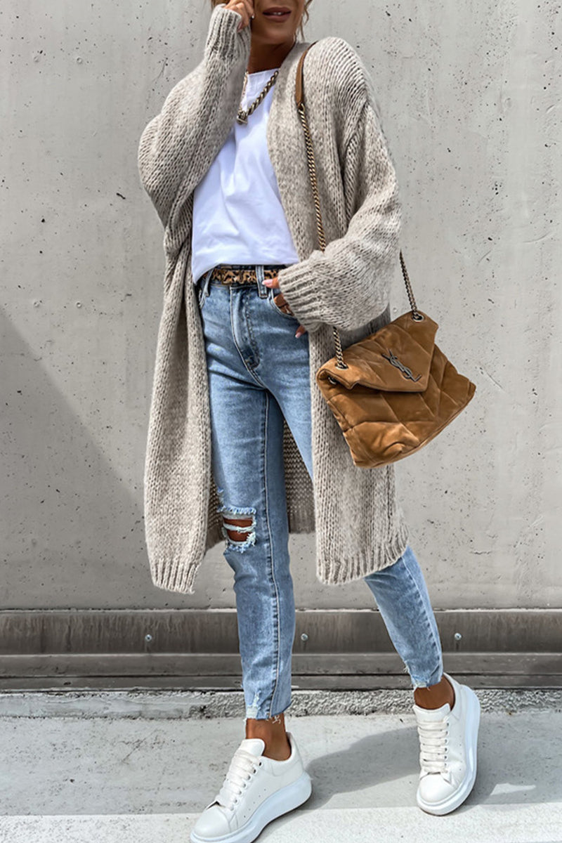 Daily Weave Cardigan Collar Cardigans(3 Colors)