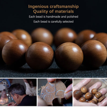 8mm Mysore Sandalwood Wood Mala Bracelet for Meditation