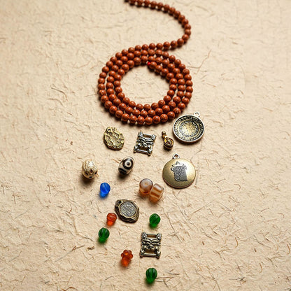 108 Beads Bodhi Seed Mala Bracelet Necklace for Wisdom & Peace