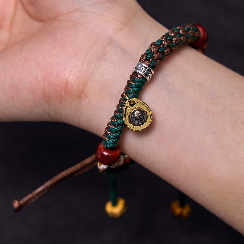 Tibetan Camel Bone Luck Rope Spiritual Bracelet