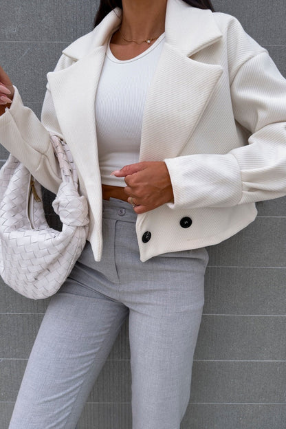 Cardigan Turndown Collar Outerwear(4 Colors)