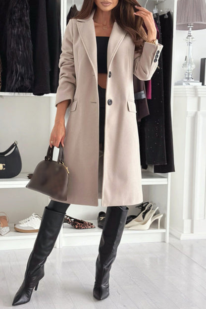 Cardigan Turndown Collar Outerwear(4 Colors)