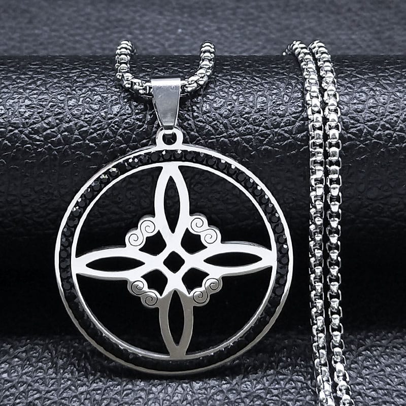 Shielding Spell: Enchanted Crystal Witches' Knot Talisman