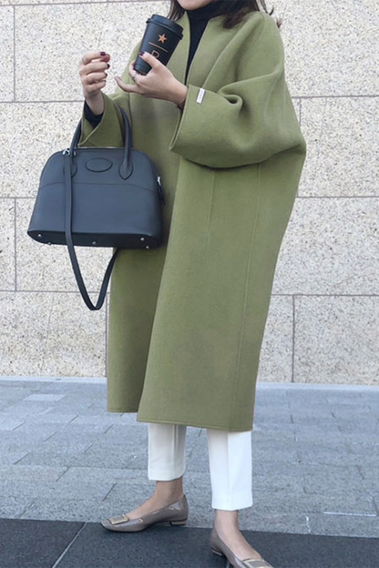 Street Pocket Cardigan Collar Outerwear(6 Colors)