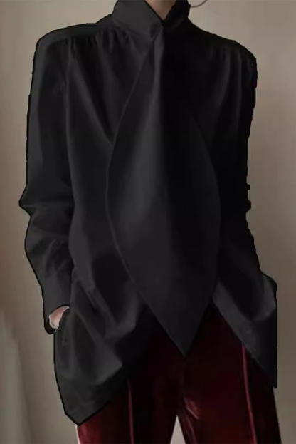 Daily Mandarin Collar Blouses