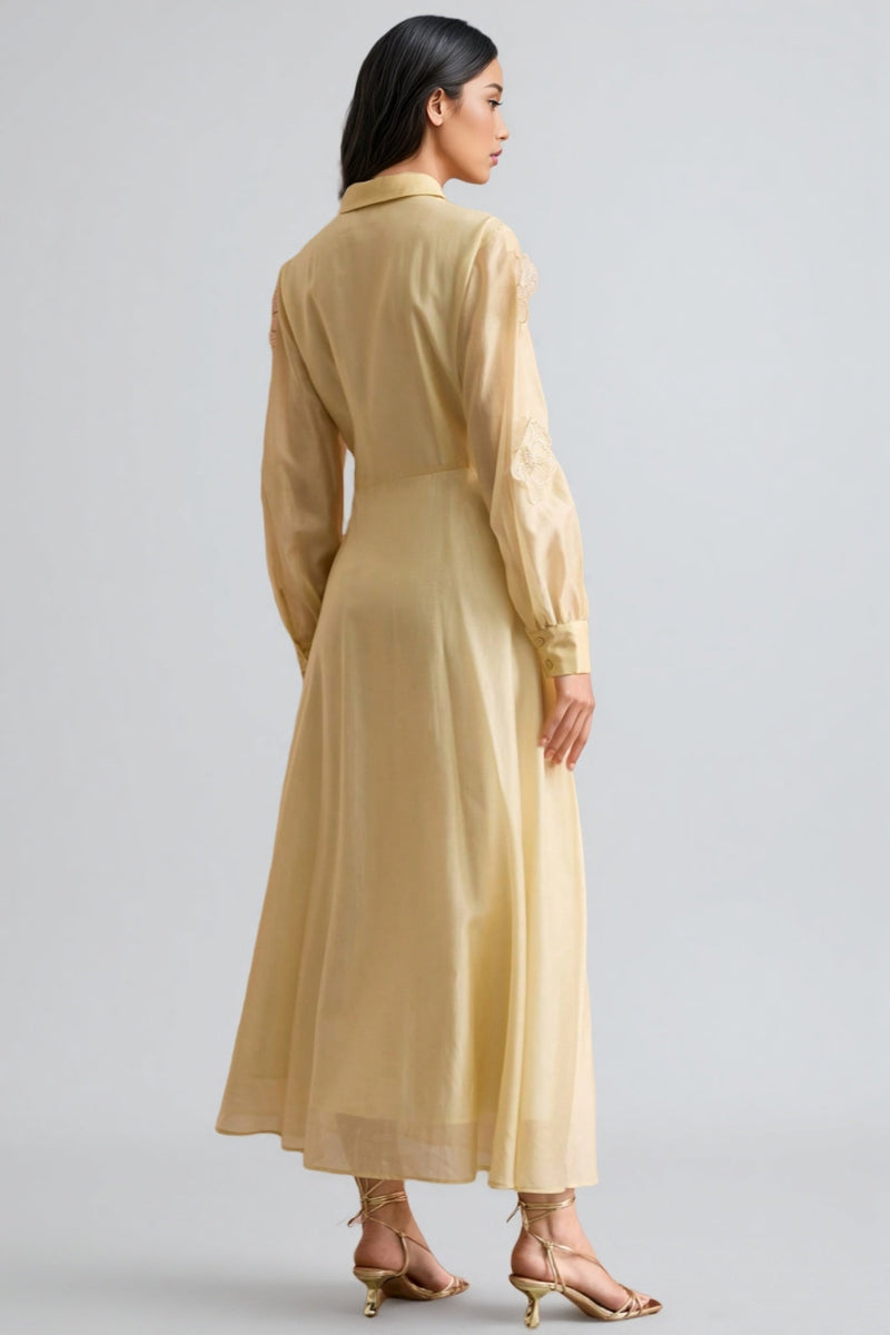 Charlaf Lace Flower Maxi Dress