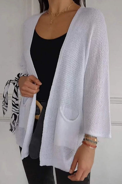 Color Pocket Cardigan Outerwear(7 Colors)