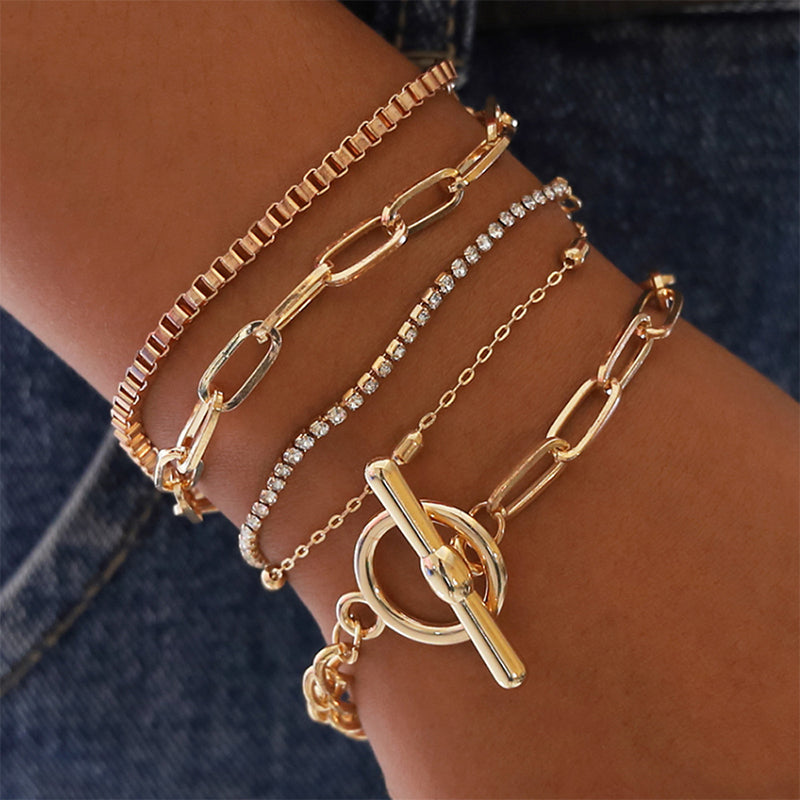 Patchwork Chains Bracelets