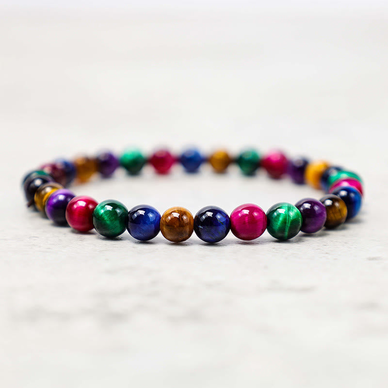 Buddha Stones Various Tiger Eye Confidence Bracelet