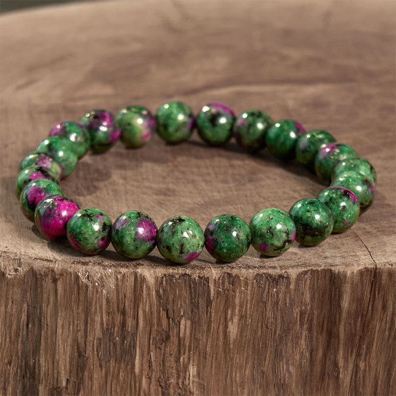 Buddha Stone Various Crystals Malachite Lazurite Lapis Lazuli Hemimorphite Calmness Bracelet