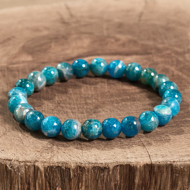Buddha Stone Various Crystals Malachite Lazurite Lapis Lazuli Hemimorphite Calmness Bracelet