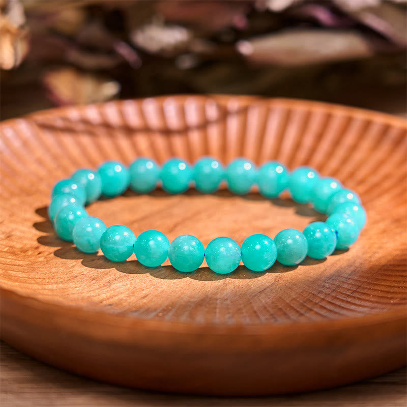 Buddha Stones Let the Past Go Blue Series Calm Tranquility Bracelet