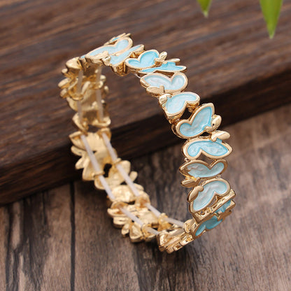 Colorful Butterfly Alloy Spiritual Bracelet for Freedom