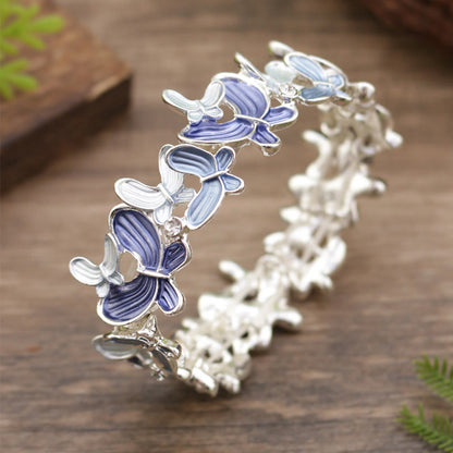 Colorful Butterfly Spiritual Elastic Bracelet 98mm