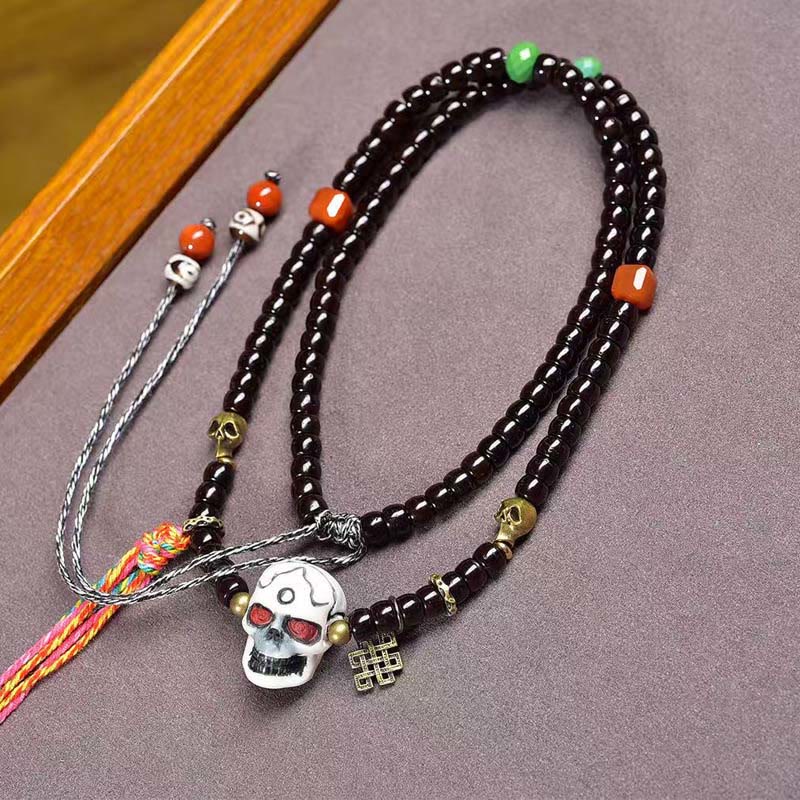 Buddha Stones Tibet Coconut Shell the Lord of the Corpse Forest Positive Bracelet