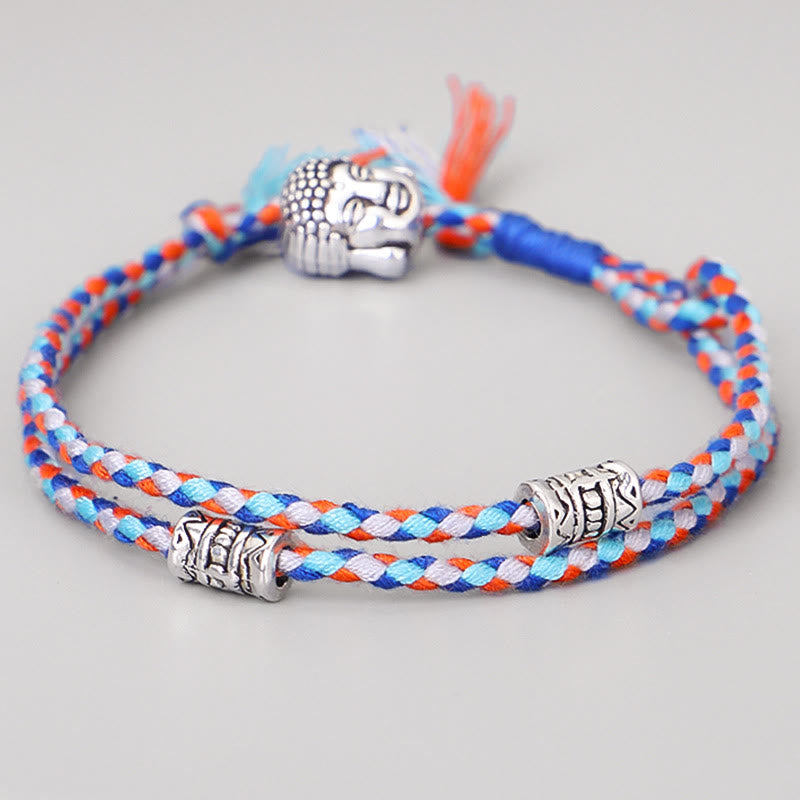 Buddha Stones Head Serenity String Bracelet