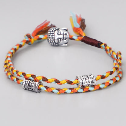 Buddha Stones Head Serenity String Bracelet