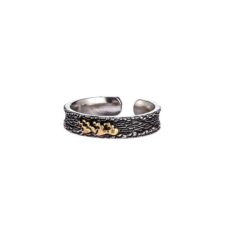 Buddha Stones Mount Everest Garuda Copper Adjustable Wisdom Ring
