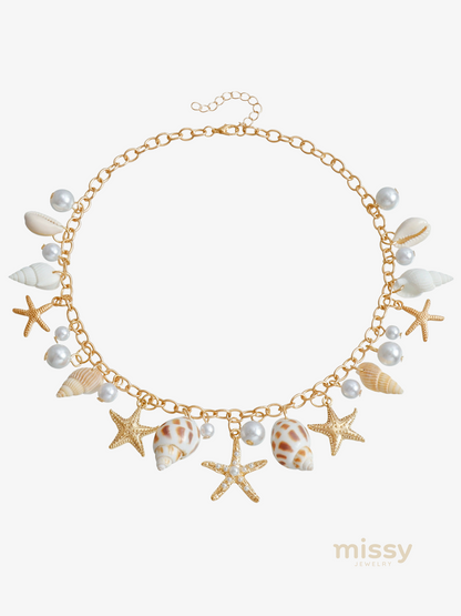 Arya Shell Waist Chain Jewelry Set
