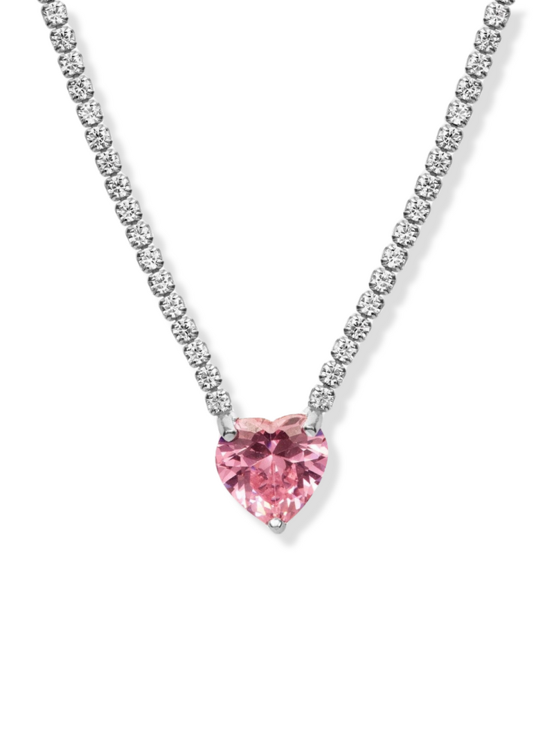 Tennis Chain Pendant Necklace