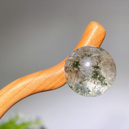 2"-4.5" Moss Agate Crystal Spheres for Healing