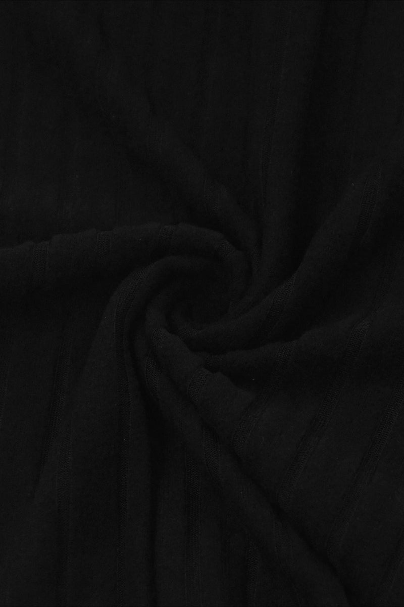 High Neck Slim Fit Knit Sweater Dress