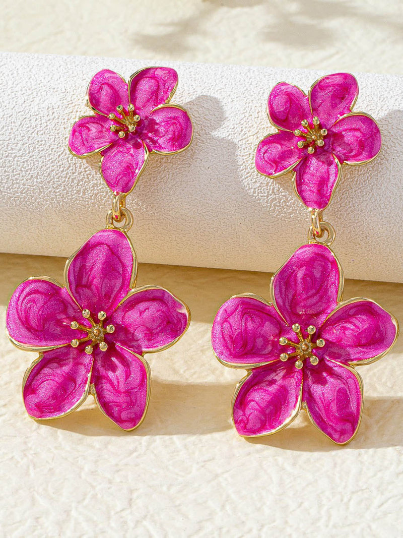 Flower Shape Earrings Accessories