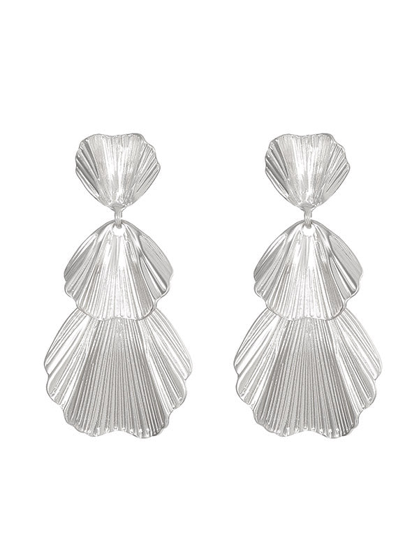 Geometric Color Drop Earrings