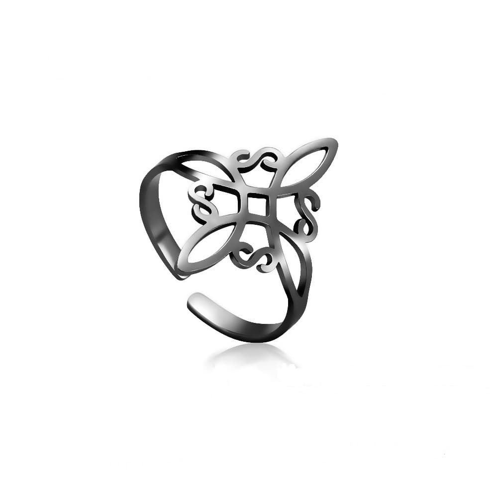 Witches Knot Shield Ring