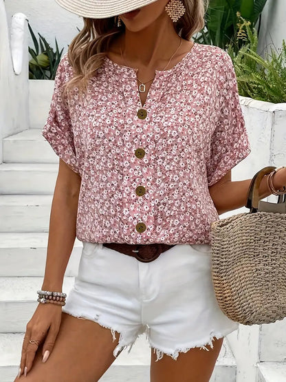 Sophia | Summer Print Blouse