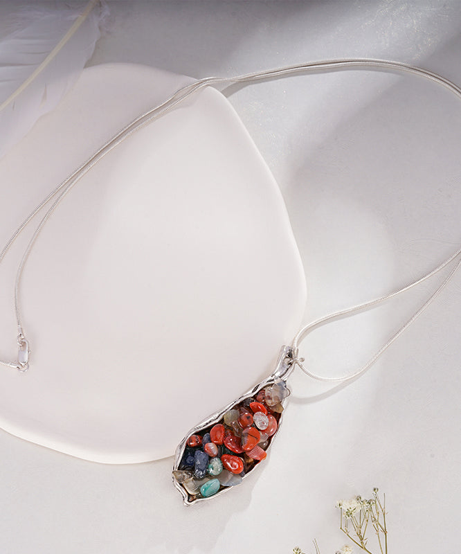 Silk Sterling Silver Jade Pendant Necklace