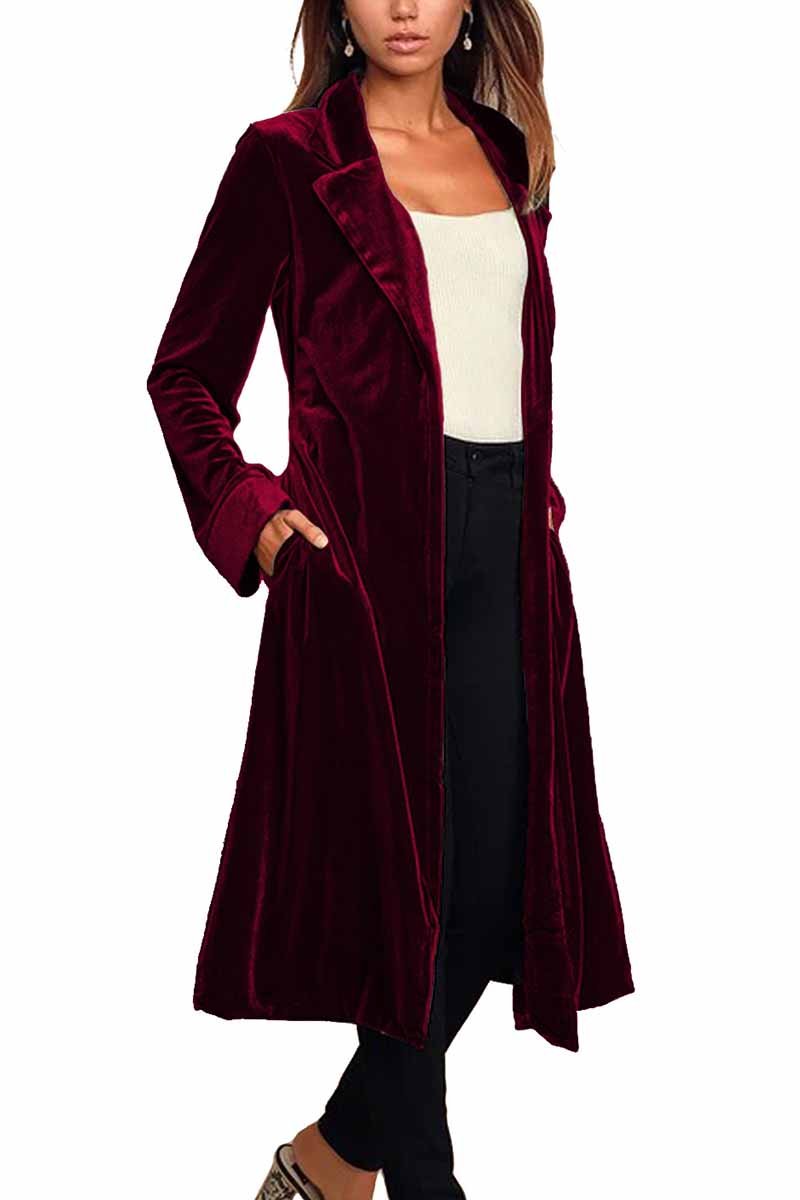 Gold Velvet Cardigan