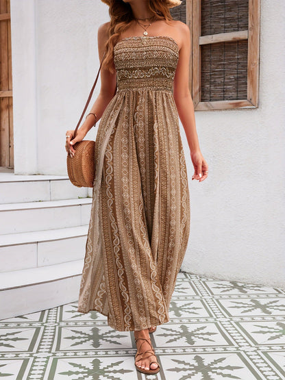 Breezy Flattering Slit Maxi Dress