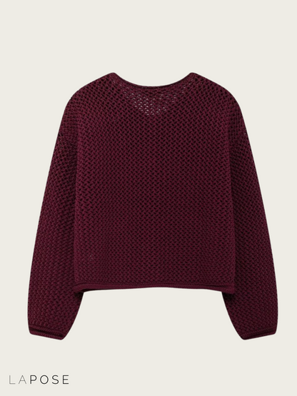 Klaira Button-front Knit Cardigan