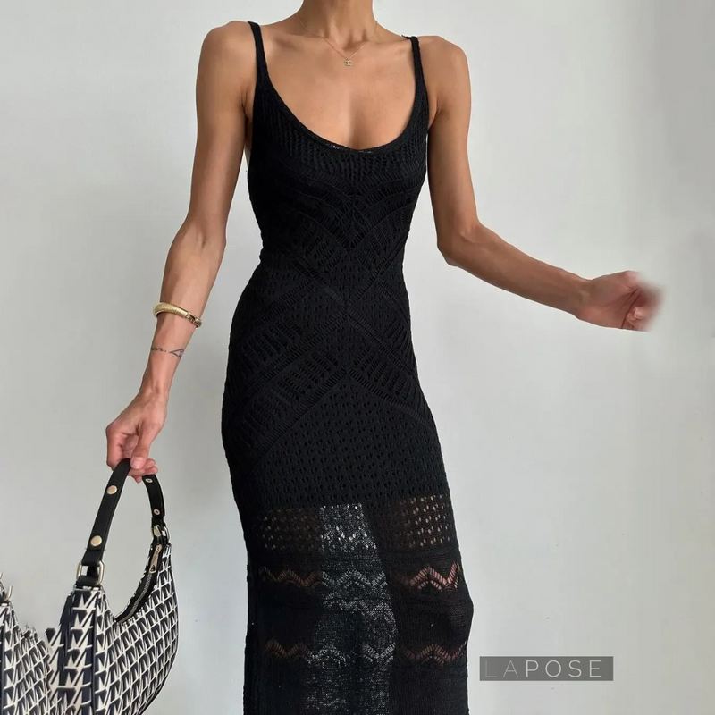Goldy Knit Maxi Dress