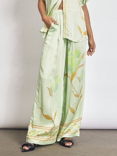 Loose Fit High Waist Wide Leg Lounge Pant