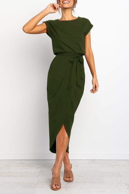 Color Essential Grace Midi Dress(4 Colors)