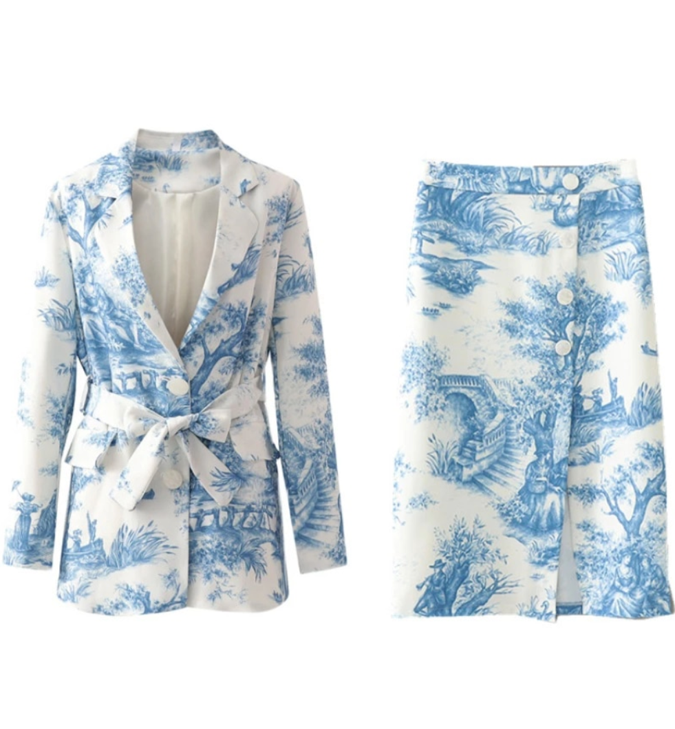 Francine Blazer & Skirt