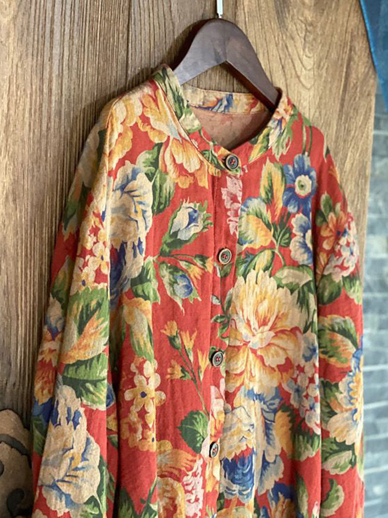 Print Cardigans T-shirt Av1002